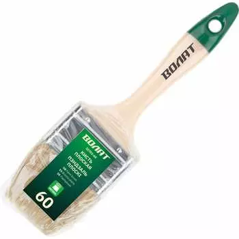 Плоская кисть ВОЛАТ 60 мм 10701-60