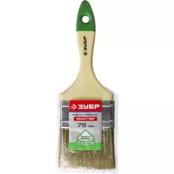 Плоская кисть ЗУБР ЛАЗУРЬ-МАСТЕР 4-01009-075