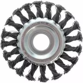 Плоская латунированная мягкая щетка-крацовка для УШМ Orientcraft CIR020084222