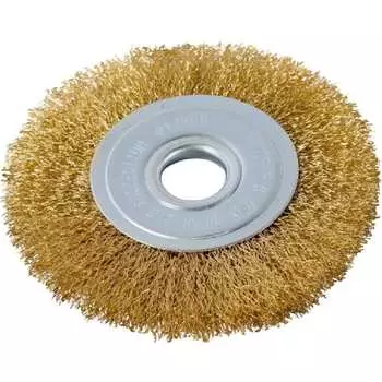 Плоская латунированная щетка для УШМ Вихрь 73/1/3/45