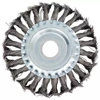 Плоская металлическая крученая щетка для УШМ HEADROCK 697-125-700