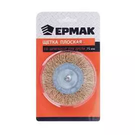 Плоская металлическая щетка для дрели ЕРМАК 656-007