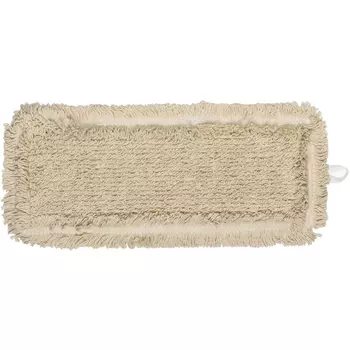 Плоская насадка моп для швабры/держателя лайма expert 50 см, уши/карманы, пробивной хлопок 605308