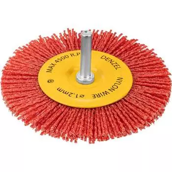 Плоская щетка для дрели Denzel 74434