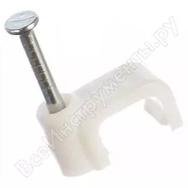 Пластиковая плоская скоба ЭРА Б0038907