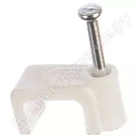 Пластиковая плоская скоба ЭРА Б0038908