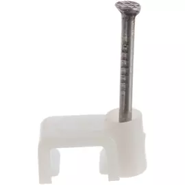 Плоская скоба для электрокабеля Стройбат