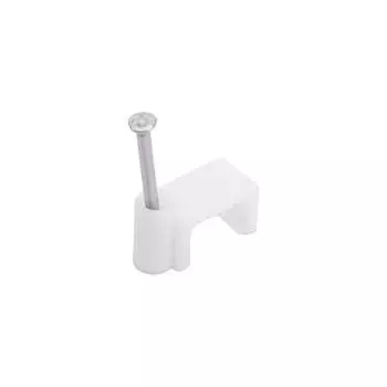 Плоская скоба для электрокабеля Стройбат