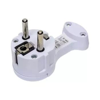 Плоская вилка угловая Ecola base AEPL1WEAY