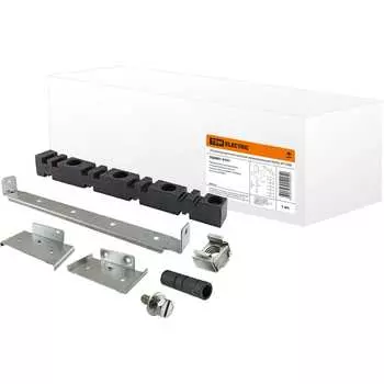 Плоский универсальный шинный изолятор TDM ИШПу 4П SQ0807-0101