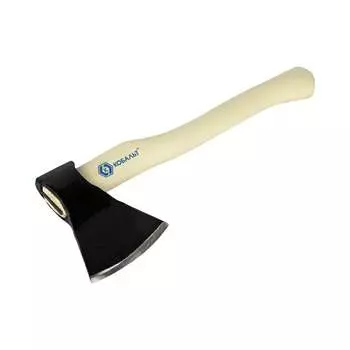 Плотницкий кованый топор КОБАЛЬТ 600 г, деревянное топорище 906-708