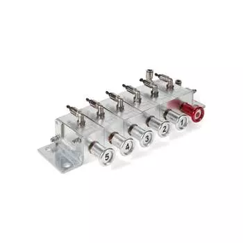 Пневматический блок управления донными клапанами автоцистерны TITAN LOCK TLCU5