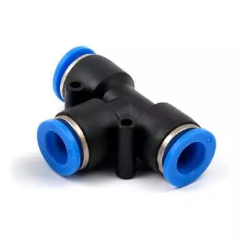 Пневматический цанговый пластиковый Т-образный фитинг HIMPT PUT 10 00028007932