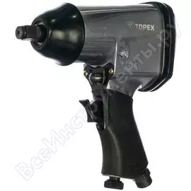 Пневматический ударный гайковерт 1/2, 314 нм topex 74l001