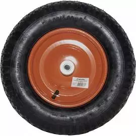 Пневматическое колесо для тачек 90-1/110-1 Вихрь КТ-380-16 73/7/4/9