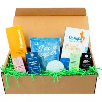 Подарочный набор уходовой косметики Бацькина баня 16-2-мв-ВИ