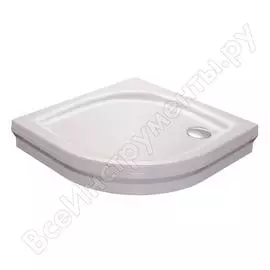 Душевой поддон акриловый четверть круга 90х90 ravak elipso-90 pan a227701410 00000018054