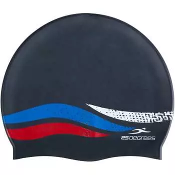 Подростковая шапочка для плавания 25Degrees Russia JR Black 25D21005J УТ-00019579