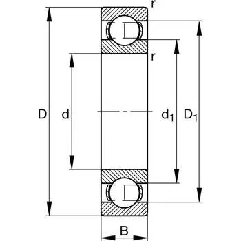 Подшипник URB 16009