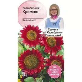Подсолнечник семена ОКТЯБРИНА ГАНИЧКИНА Кримсон 119353