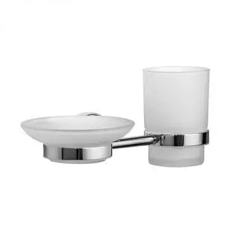 Подстаканник и мыльница iddis calipso calmbg0i57 матовое стекло латунь