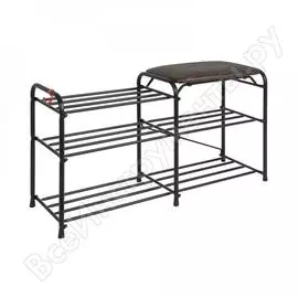 Подставка для обуви зми 3-х полочная с сидением пдосс 83 ч