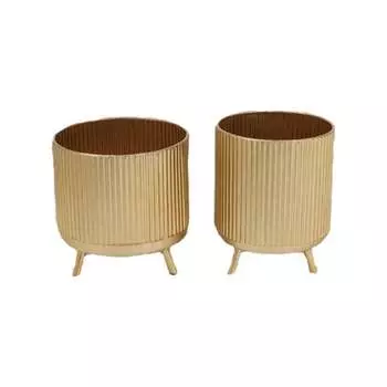 Подставка под кашпо Homium Flower Duet Gold set02vase-2