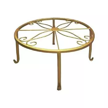 Подставка под кашпо Homium Flower, на ножках, золотая standIron10gold