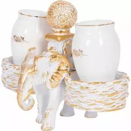 Подставка под специи BOGACHO Слон Спайс 22700/белый