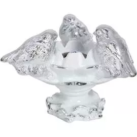 Подсвечник BOGACHO Птички Зарнички 22658/белый