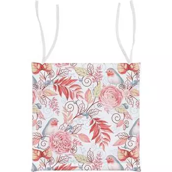 Подушка для стула Verossa Птички розовые 757398