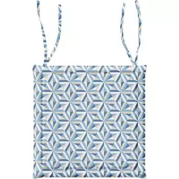 Подушка для стула Verossa Ромбы голубые 774792