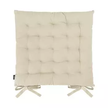 Подушка на стул Tkano коллекция Essential из хлопка бежевого цвета, 40x40 см TK24-CP0003