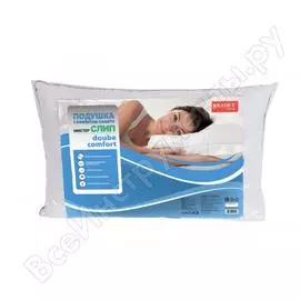 Подушка с эффектом памяти bradex мистер слип 60х40х17см td 0577