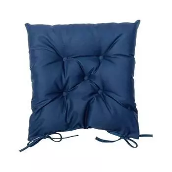 Подушка-сидушка для мебели MONA LIZA 42х42 см, бостон, синяя 519150/3