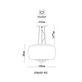 Подвесная люстра ARTE LAMP