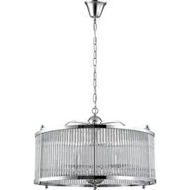Подвесная люстра Crystal lux TADEO SP6 D600 CHROME/TRANSPARENTE