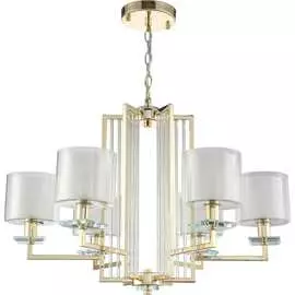 Подвесная люстра Crystal lux NICOLAS SP-PL6 GOLD/WHITE
