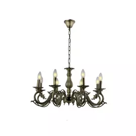 Подвесная люстра imex классическая 8х60вт е14 kl.29212-8-p ab