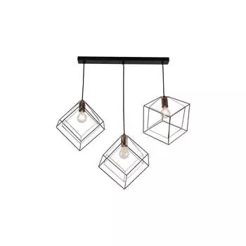 Подвесная люстра IMEX MD. 0830-3-P BK+FGD
