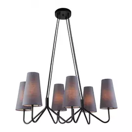 Подвесная люстра lumien hall либера 4007/6p-bk-gr-bl