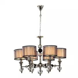 Подвесная люстра lumien hall монелья lh1054/6h-nk-wt
