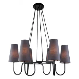 Подвесная люстра lumien hall сиринга 4006/6p-bk-gr-bl
