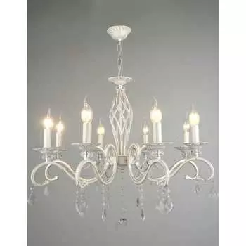 Подвесная люстра Мелодия Света P9680-8 WT+GD 24294