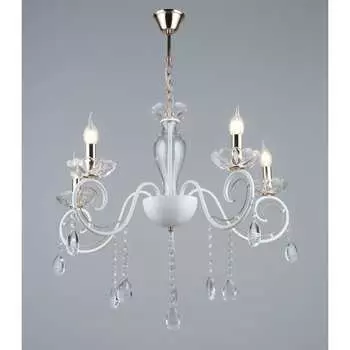 Подвесная люстра Мелодия Света P9850-5 WT+GD 54541