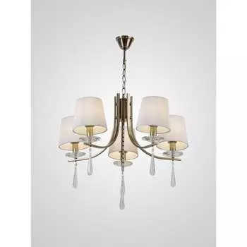 Подвесная люстра Мелодия Света P7498-5 AB 25272