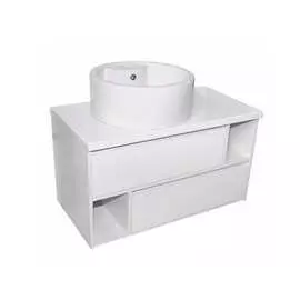 Подвесная тумба для ванной комнаты под столешницу-90 MIXLINE