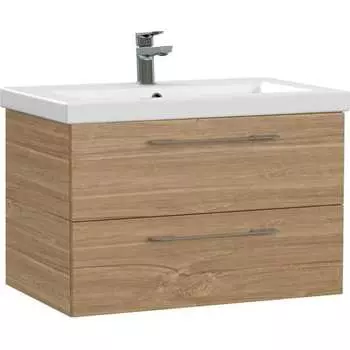 Подвесная тумба под раковину для COMO 70 Cersanit LARA 70 орех 64136