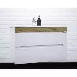 Подвесная тумба под умывальник Elena 80 Домино