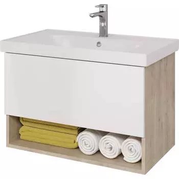 Подвесная тумба с раковиной Dreja PERFECTO 99.0813-641617 99.0813K